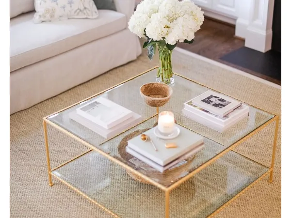 How to Decorate a Square Coffee Table