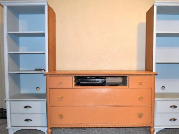 How To Turn A Dresser Into A Bookshelf