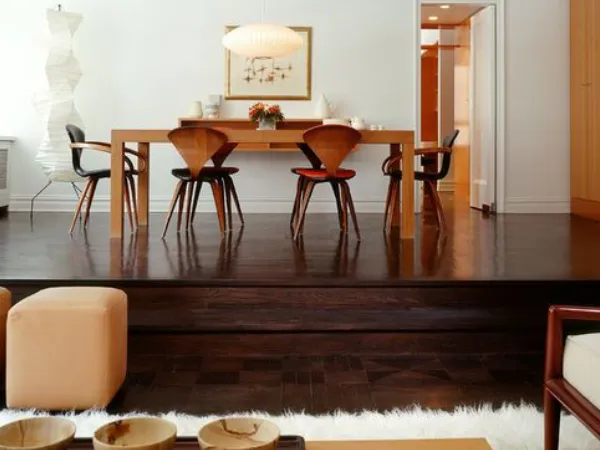 What Color Dining Table With Dark Wood Floors