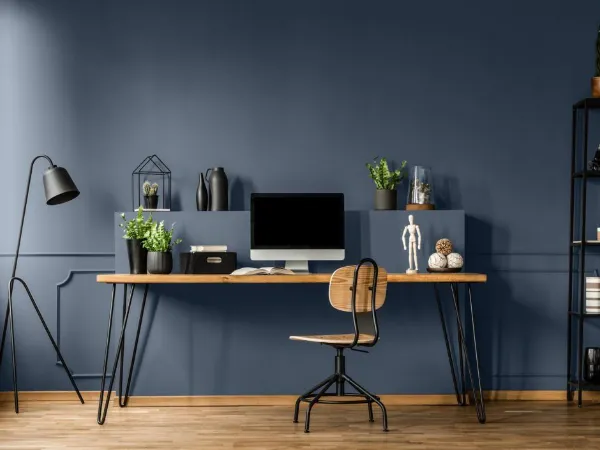 Home Office Accent Wall Ideas