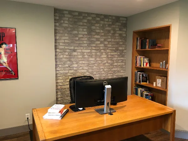 Home Office Accent Wall Ideas