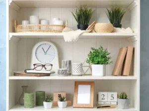 How To Decorate Shelves Without Looking Cluttered?